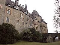 Le château de Gorgier, façade nord