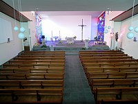 Intérieur de l'église de Boudry