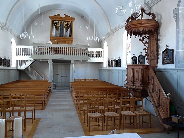 Eglise du Cerneux-Pquignot, intrieur