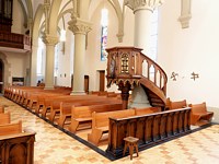 Intérieur de l'église de Cressier