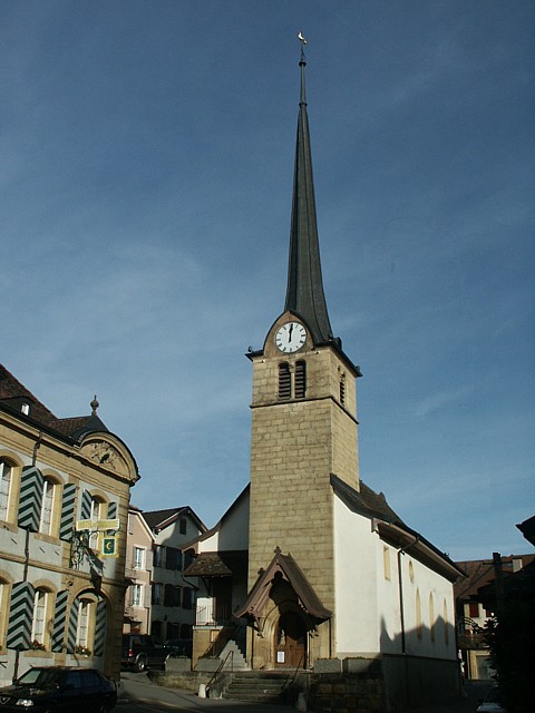 Le temple de Cortaillod