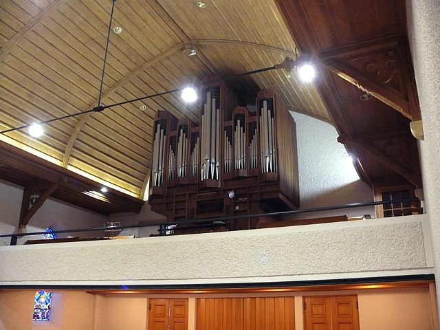 L'orgue du temple de Peseux