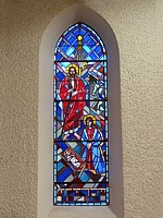 Autre vitrail du temple de Peseux