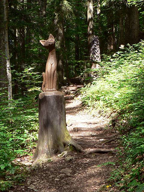 Sentier des statues