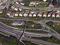 Cité Suchard, vue d'avion