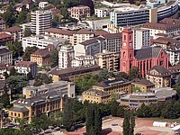 L'église Notre Dame et les hautes écoles