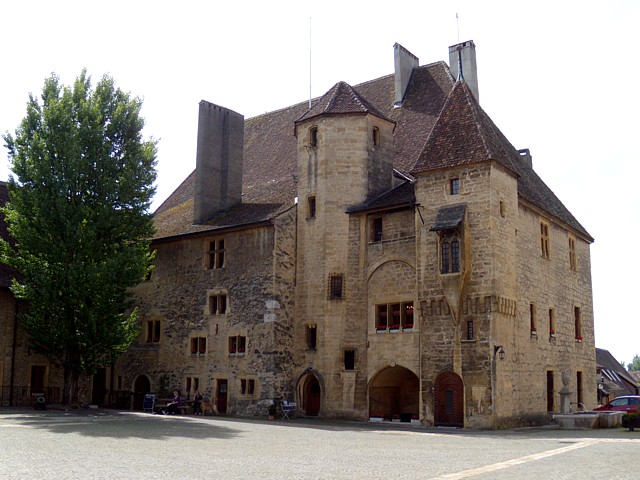 Le chteau de Colombier de nuit