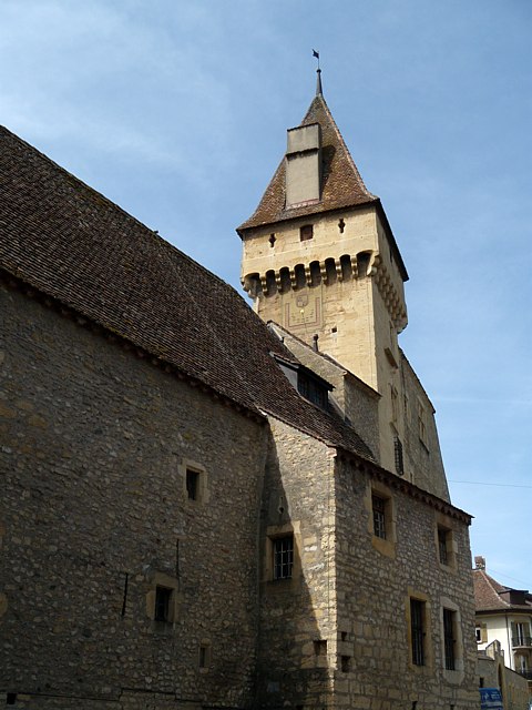 La tour du chteau de Colombier