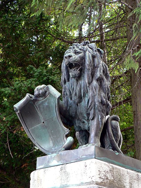 Lion du chteau de Gorgier