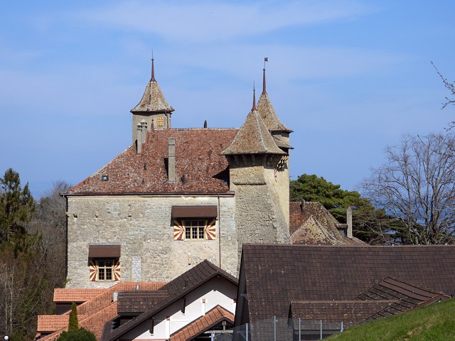 Le chteau de Vaumarcus, faade ouest