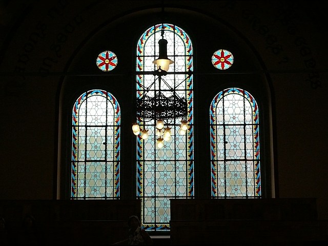 Vitraux de la synagogue de La Chaux-de-Fonds