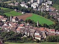 Vue d'avion de Boudry