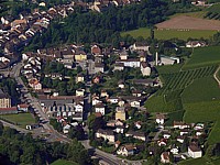 Boudry, vue d'avion