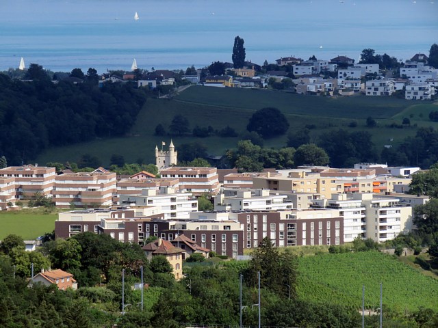 Boudry, le plateau de la gare