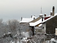 La cour du château de Boudry