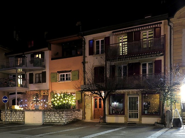 La rue des Epancheurs  Auvernier