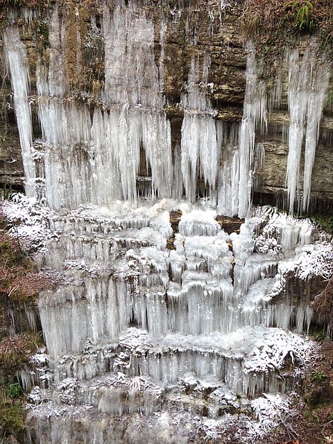 Gorges de l'Areuse en hiver