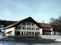 l'hôtel de la Tourne en hiver