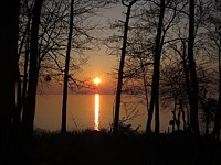 Lever du soleil à la plage de Boudry