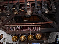 Au plafond du restaurant du Soliat