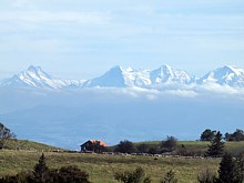 Vue sur les Alpes