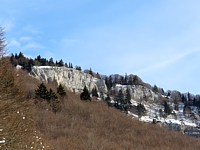 Rochers de Tablettes en hiver
