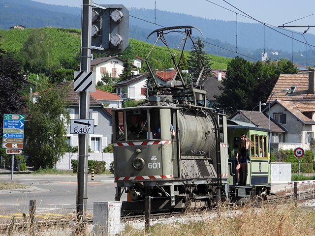 Maquette du tram 5 des TN