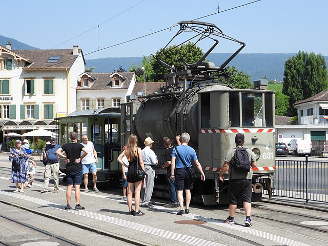 Maquette du tram 5 des TN