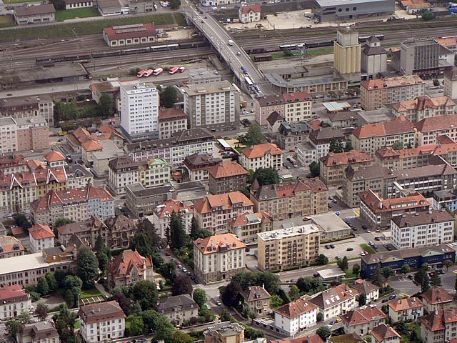 La Chaux-de-Fonds, centre-ouest