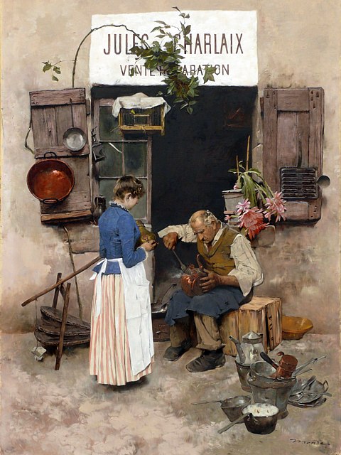 Toile de Edouard Mentha