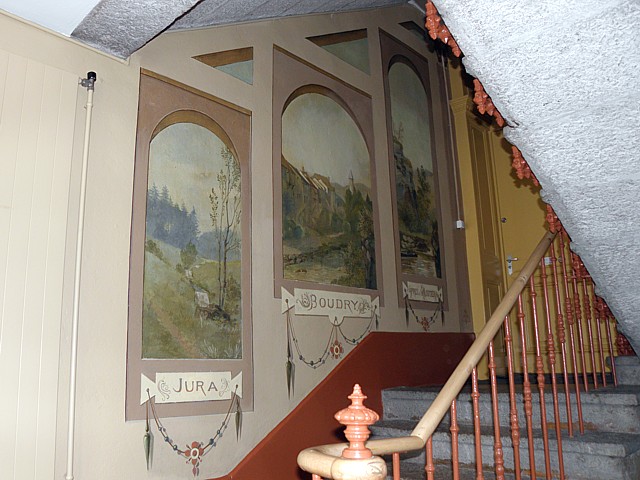 Cage d'escalier, art nouveau, la Chaux-de-Fonds