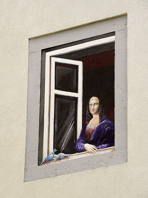 Fentre en trompe-l'oeil  La Chaux-de-Fonds