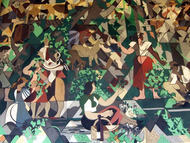 La Chaux-de-Fonds, fresque de la gare