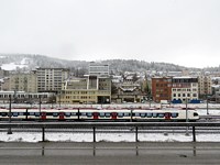 la gare de la Chaux-de-Fonds