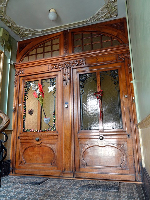 Porte appartement de la rue du Parc 9