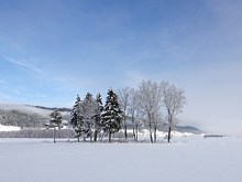 Vallée de la Sagne enneigée