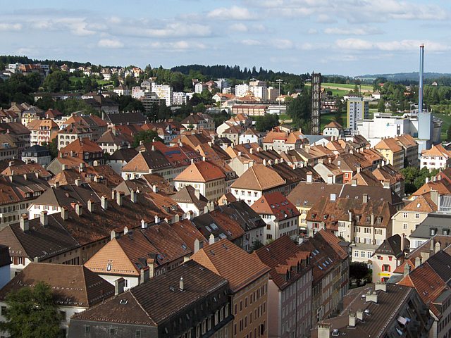 La Chaux-de-Fonds, les vieux toits