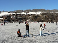 Le Doubs gelé