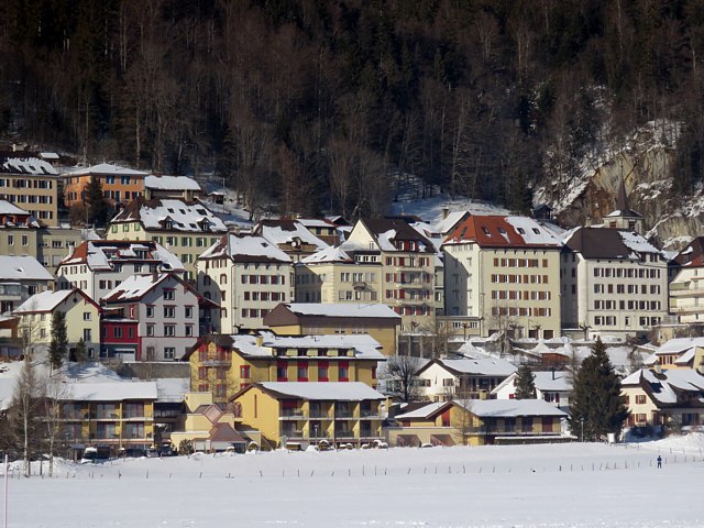 Les Ponts-de-Martel en hiver