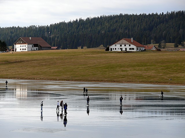 Lac des Taillres gel