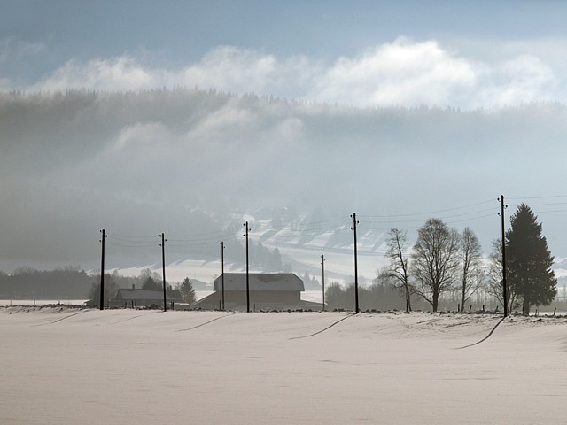 La valle des Ponts en hiver