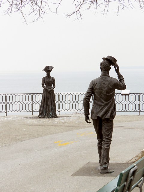 Statues Belle époque à Neuchâtel