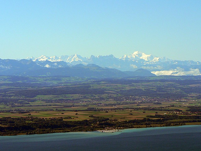 De Chaumont, la rive sud du lac