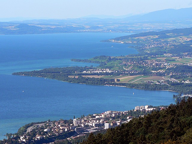 De Chaumont, lla rive nord du lac