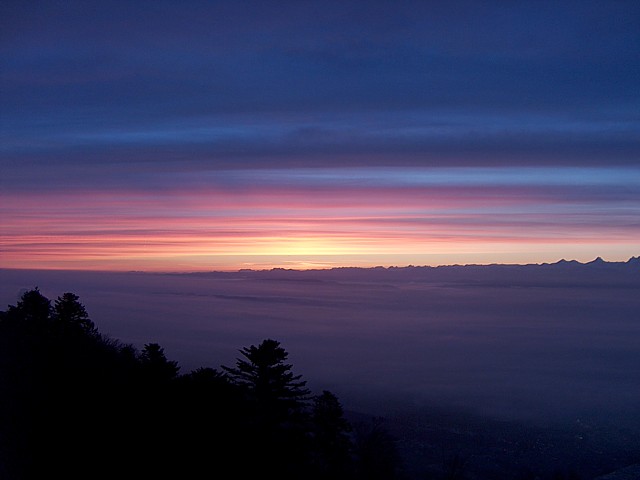Mer de brouillard  Chaumont