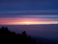 Mer de brouillard à Chaumont