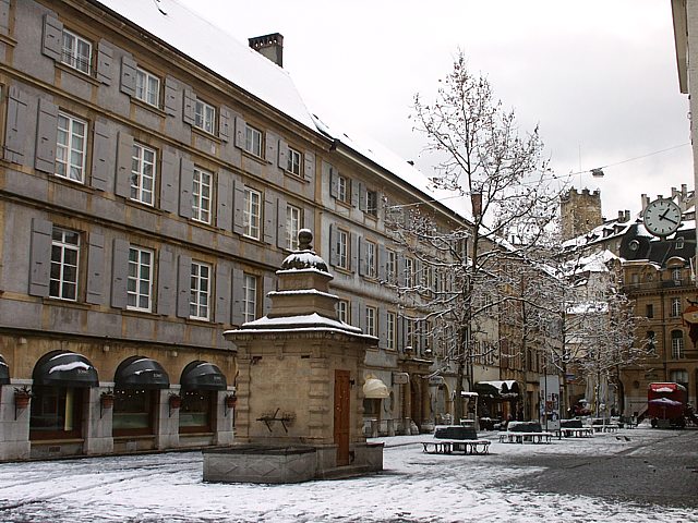 Rue Coq-d'Inde en hiver