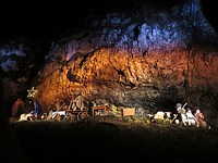 Crèche vivante à l'Ermitage