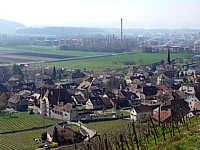 Cressier vu de l'est