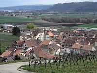Cressier vu du vignoble